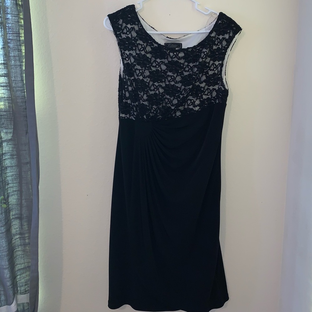 Dress Barn Lace Black Cocktail Dress